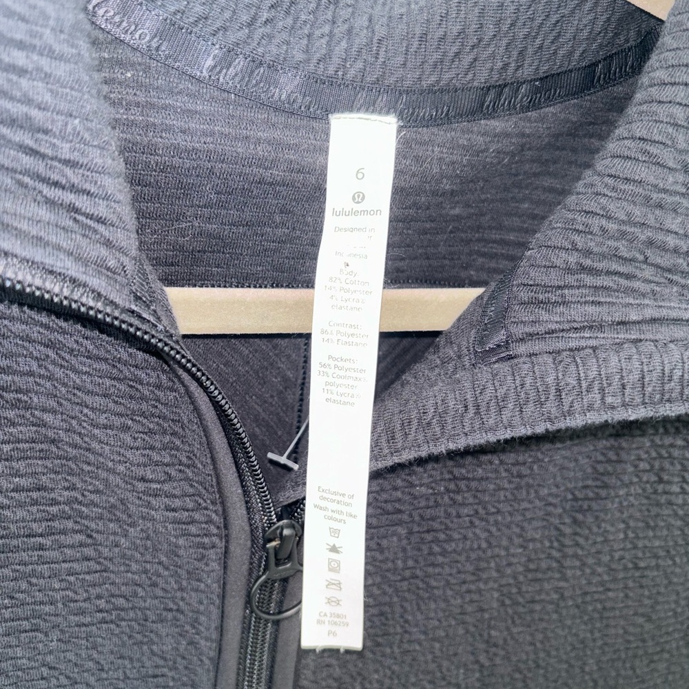 Lululemon Athletica Black Zip-Up Jacket - Picture 4 of 7